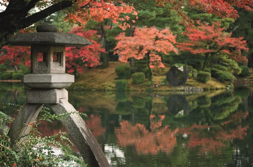 Сад в японском стиле.